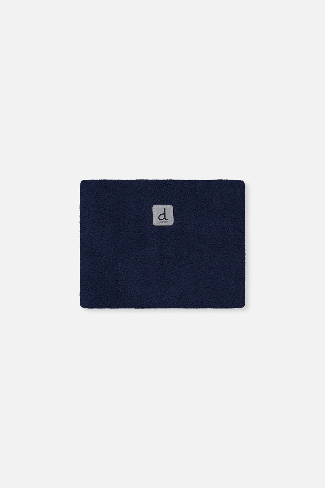 Navy polar fleece neckwarmer included with the PLAY snowsuit