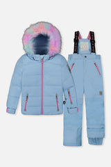 Two Piece Play Snowsuit Light Blue-0