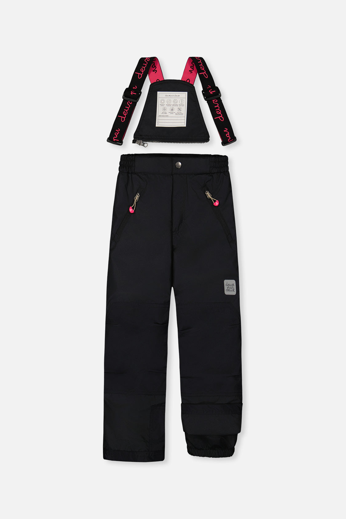 Two Piece Play Snowsuit Bright Pink-4