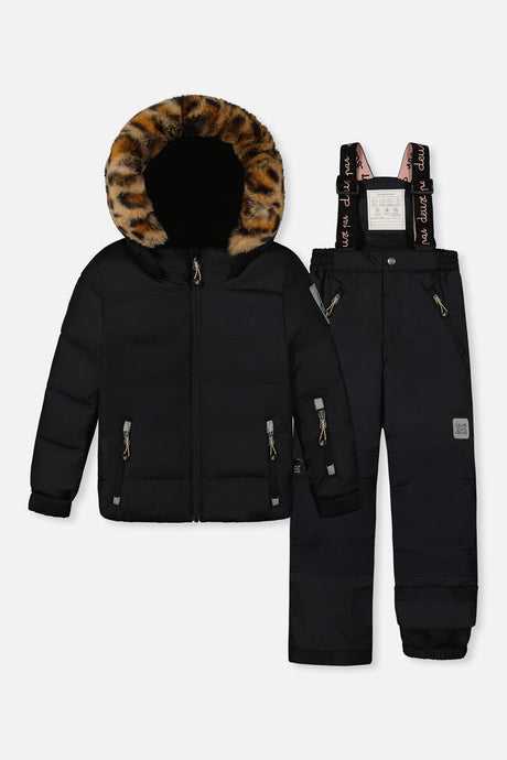 Two Piece Play Snowsuit Black-0