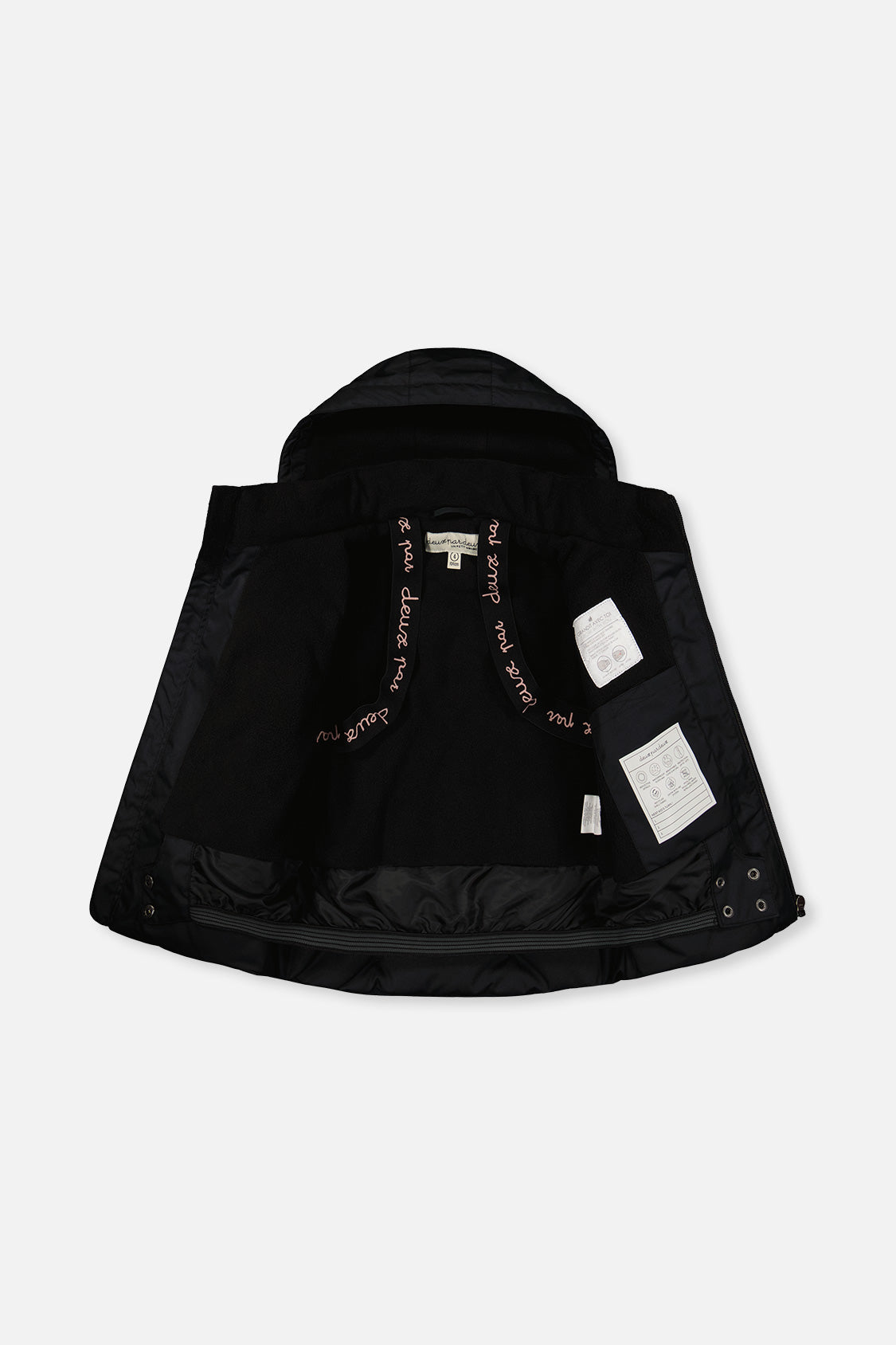Two Piece Play Snowsuit Black-3
