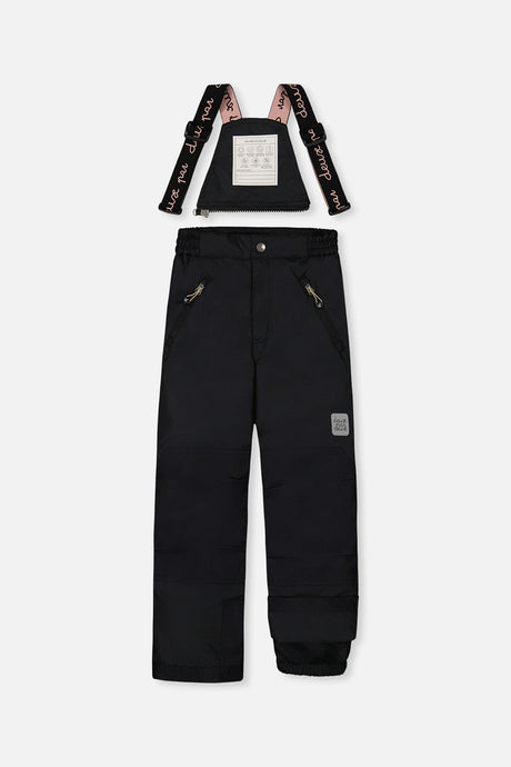 Two Piece Play Snowsuit Black-4