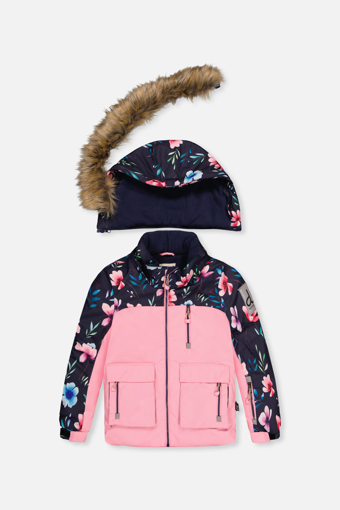 Two Piece Play Snowsuit Pink-4