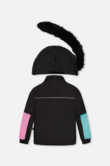 Deux par Deux PLAY heart print snowsuit, alternate view 3