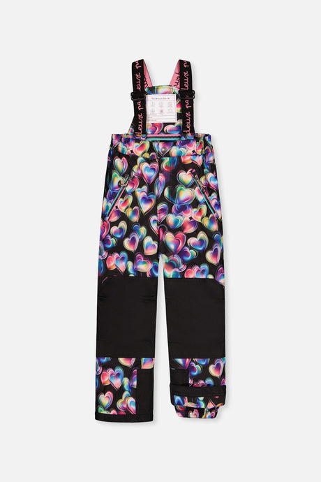 Deux par Deux PLAY heart print snowsuit, alternate view 5