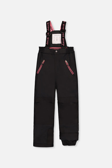Deux par Deux PLAY black zebra print snowsuit, alternate view 5