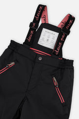 Deux par Deux PLAY black zebra print snowsuit, alternate view 7