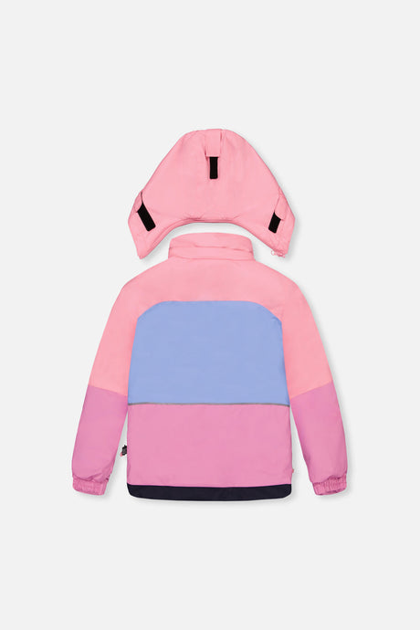 Deux par Deux PLAY pink and purple snowsuit, alternate view 3