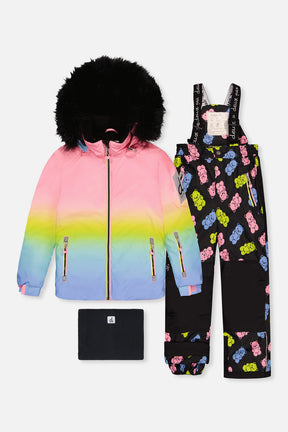 Two Piece Play Snowsuit Multicolor Gradient-0