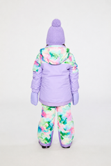 Two Piece Play Snowsuit Multicolored With A Diamond Pattern-4