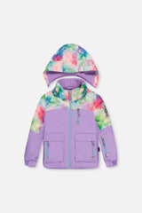 Two Piece Play Snowsuit Multicolored With A Diamond Pattern-2
