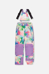 Deux par Deux Two Piece Play Snowsuit Multicolored With A Diamond Pattern