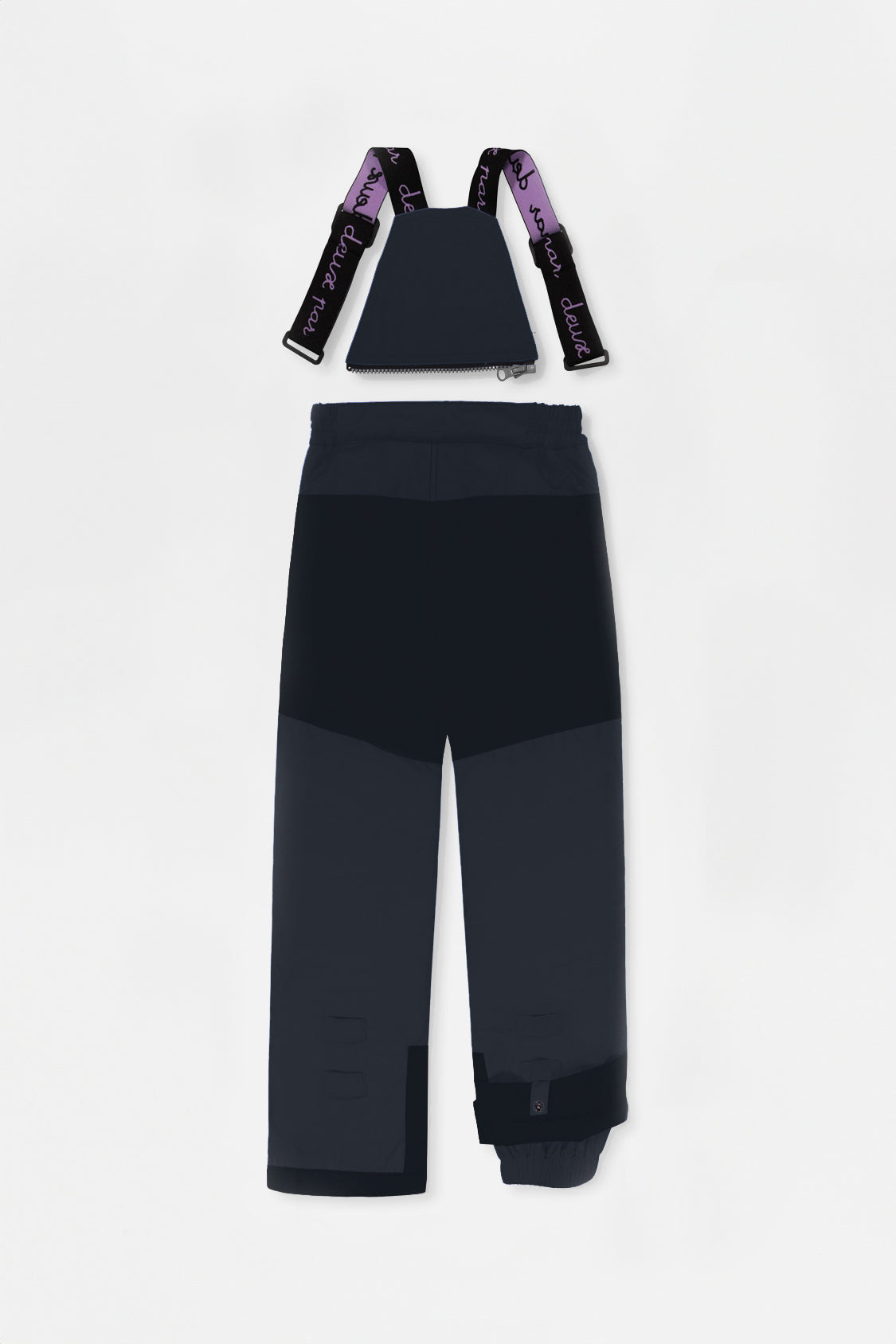 Deux par Deux Two Piece Play Snowsuit Pink Mountain Print With Black Pants