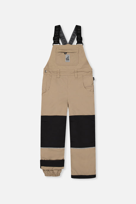 Play Overall Snow Bib Taupe-0