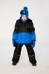 Two Piece Teknik Snowsuit Royal Blue And Red-1