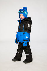 Two Piece Teknik Snowsuit Royal Blue And Red-2