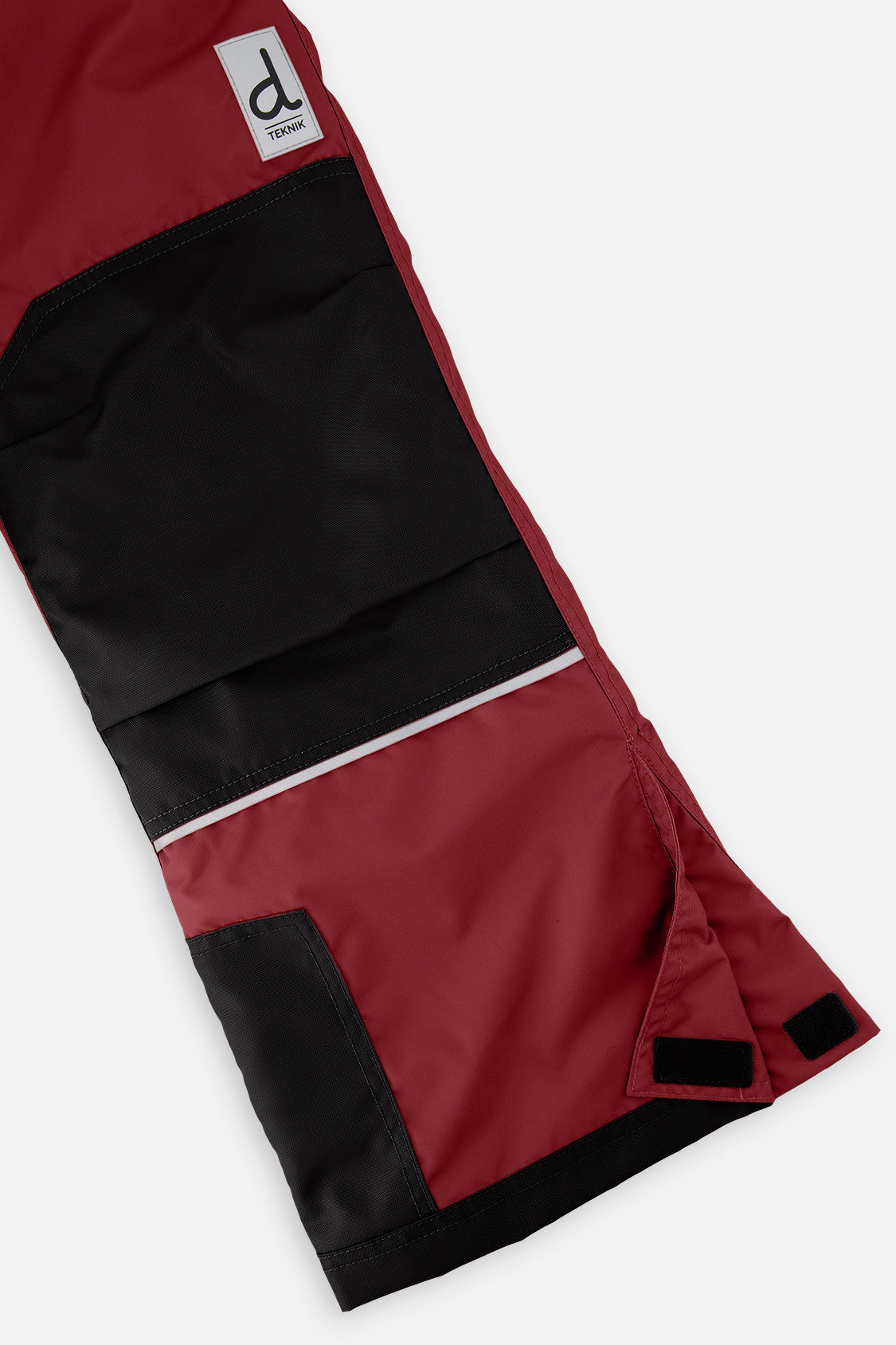Deux par Deux Two Piece Teknik Snowsuit Black Beige And Burgundy