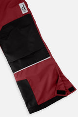 Deux par Deux Two Piece Teknik Snowsuit Black Beige And Burgundy
