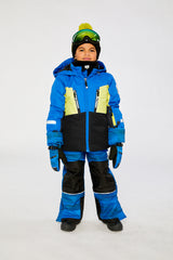 Two Piece Teknik Snowsuit Royal Blue And Yellow-1