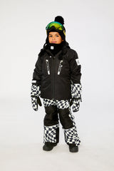 Two Piece Teknik Snowsuit Black And White-1