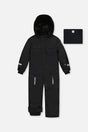 Kids One Piece Teknik Snowsuit Black-0