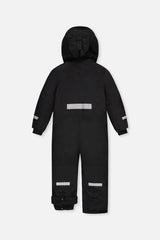 Kids One Piece Teknik Snowsuit Black-4