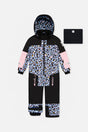 Kids One Piece Teknik Blue Leopard Print-0