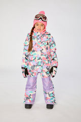 Two Piece Teknik Snowsuit Coral Camouflage-1