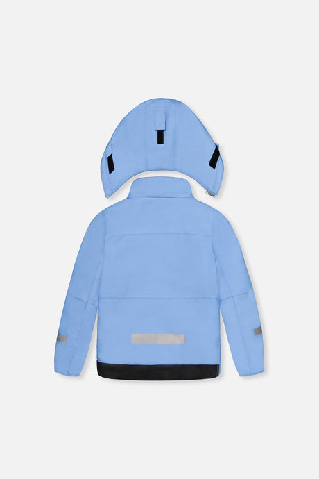 Deux par Deux TEKNIK bright blue-violet two-piece snowsuit, product photo 3