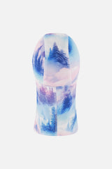 Polar Balaclava Blue And Pink Mountain Print-2