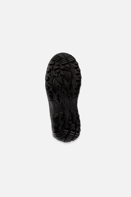 Deux par Deux girls' silver quilted winter boots – treaded outsole