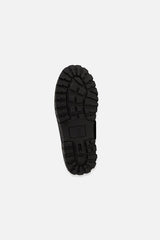 Rubberized Puffer Winter Boots Black-4