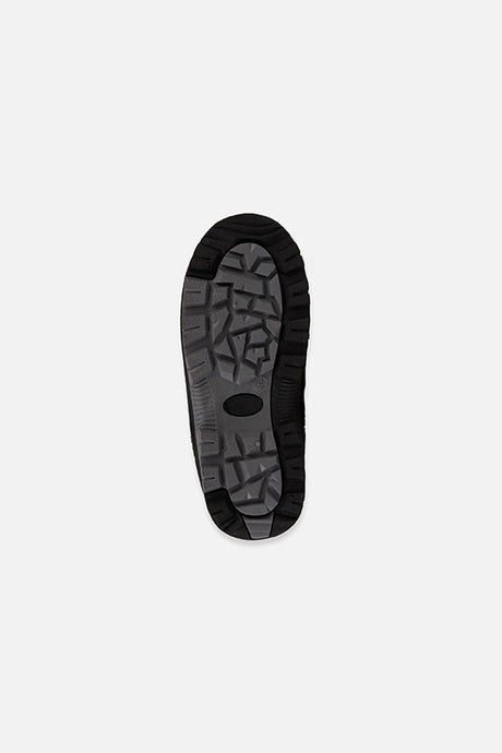 Deux par Deux kids' winter boots with removable liner in grey mix and black – treaded outsole
