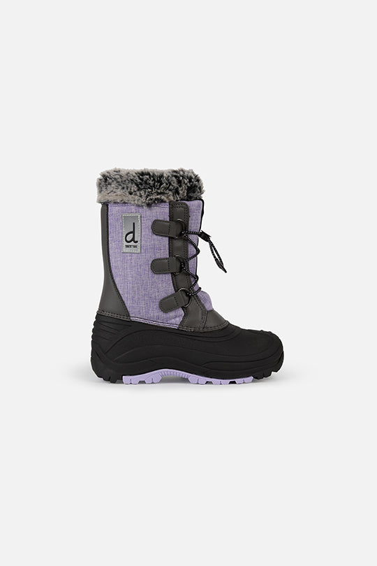 Winter Boots With Removable Lining Lavender-1
