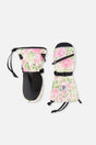 Winter Mittens Teknik Beige Vintage Rose Print-0
