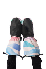 Winter Mittens Teknik Multicolored Line Print-2