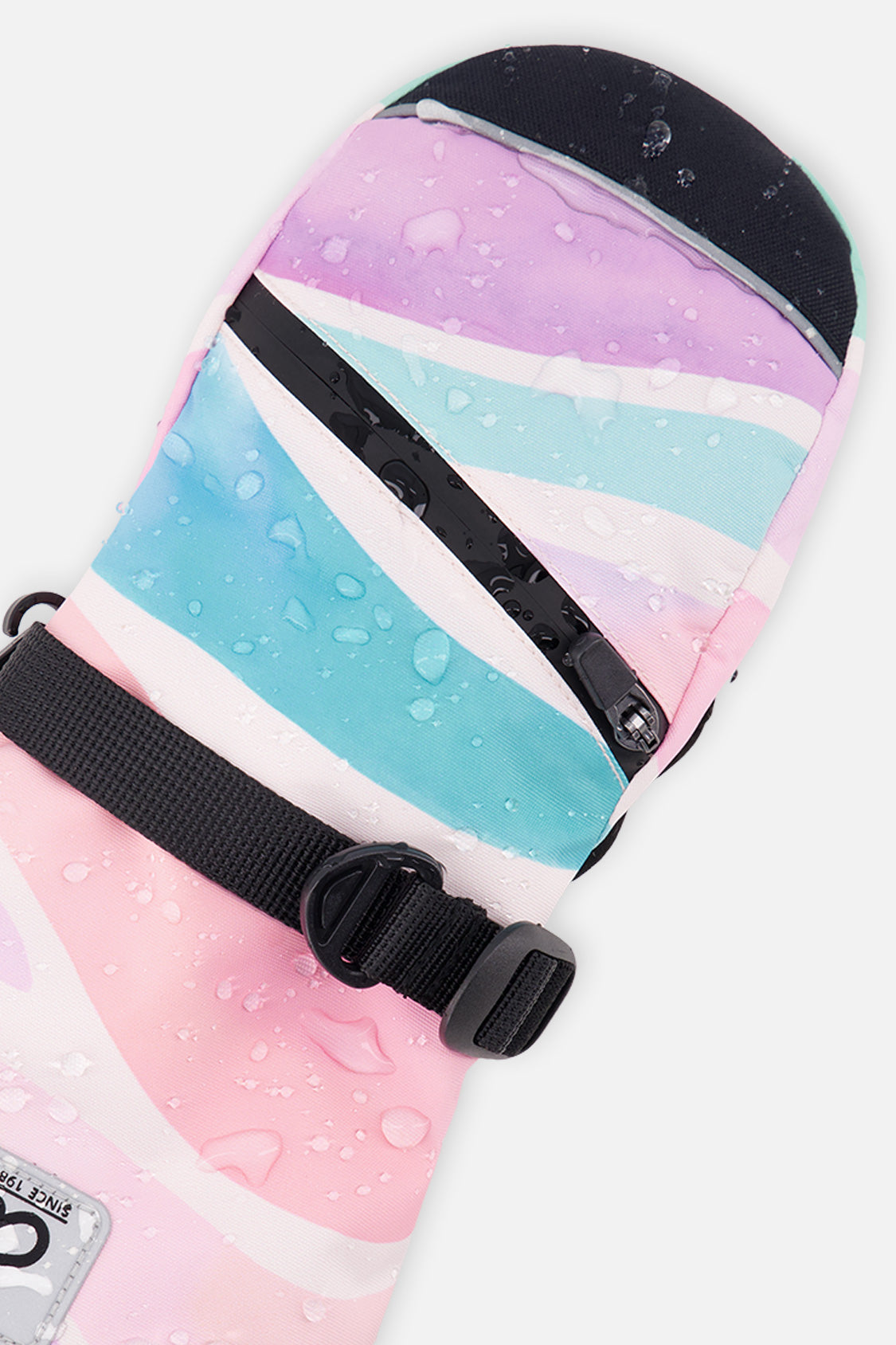 Winter Mittens Teknik Multicolored Line Print-3