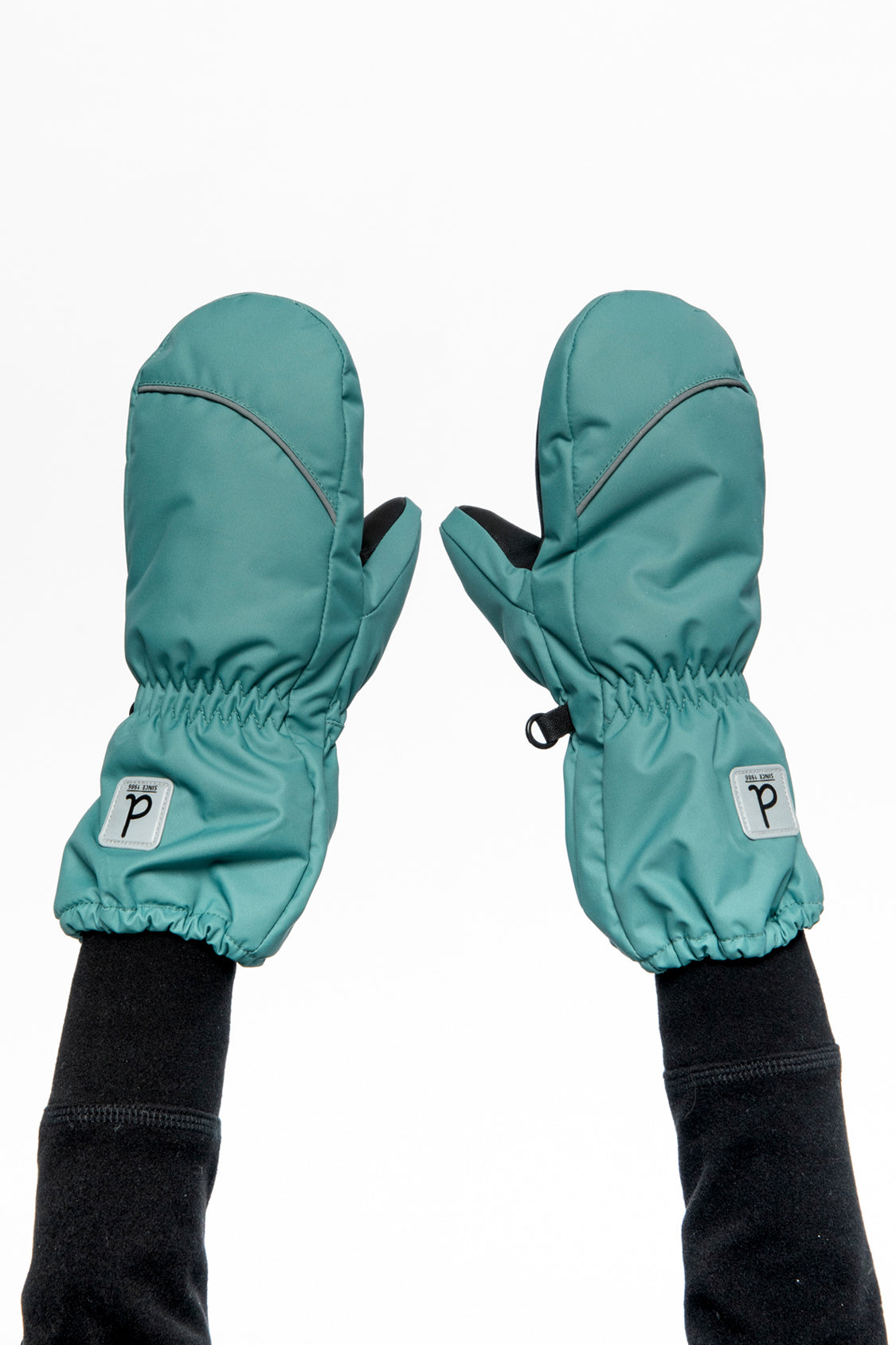 Play Baby Winter Mittens Sage Green-1