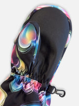 Play Baby Winter Mittens Black Heart Print-4
