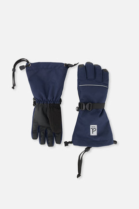 Teknik Winter Gloves Navy Blue-0