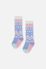 Baby Ski Socks Light Blue-0