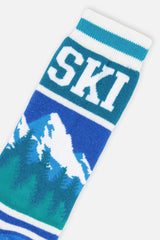 Baby Ski Socks Dark Blue-2
