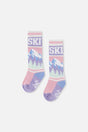 Ski Socks Light Pink-0