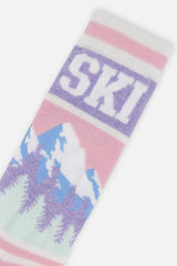 Baby Ski Socks Light Pink-2