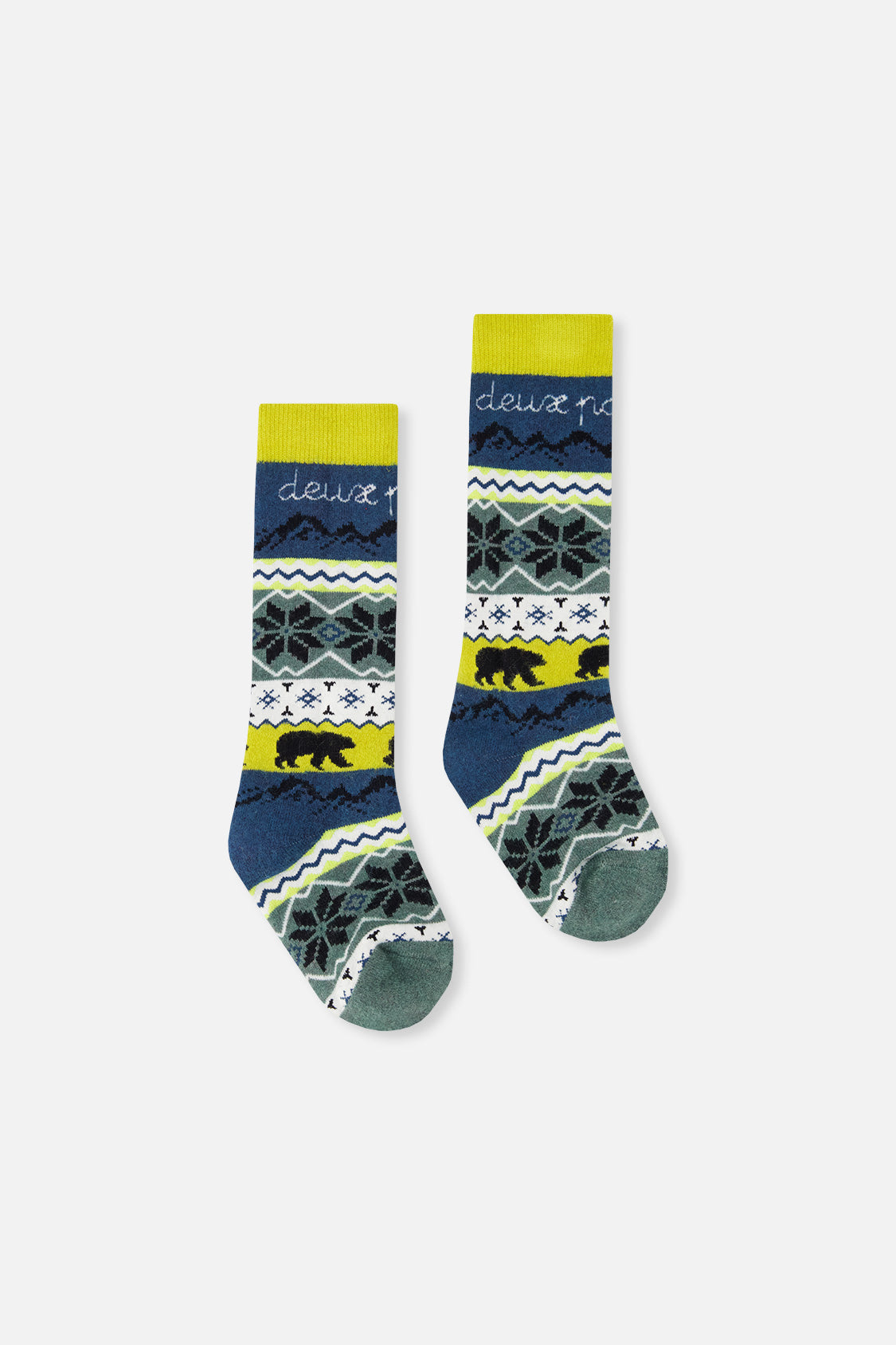 Baby Ski Socks Navy Blue-2