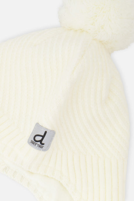 Winter Peruvian Knit Hat With Pompom Off-White-3