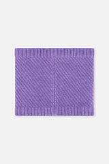 Winter Knit Neckwarmer Violet-2