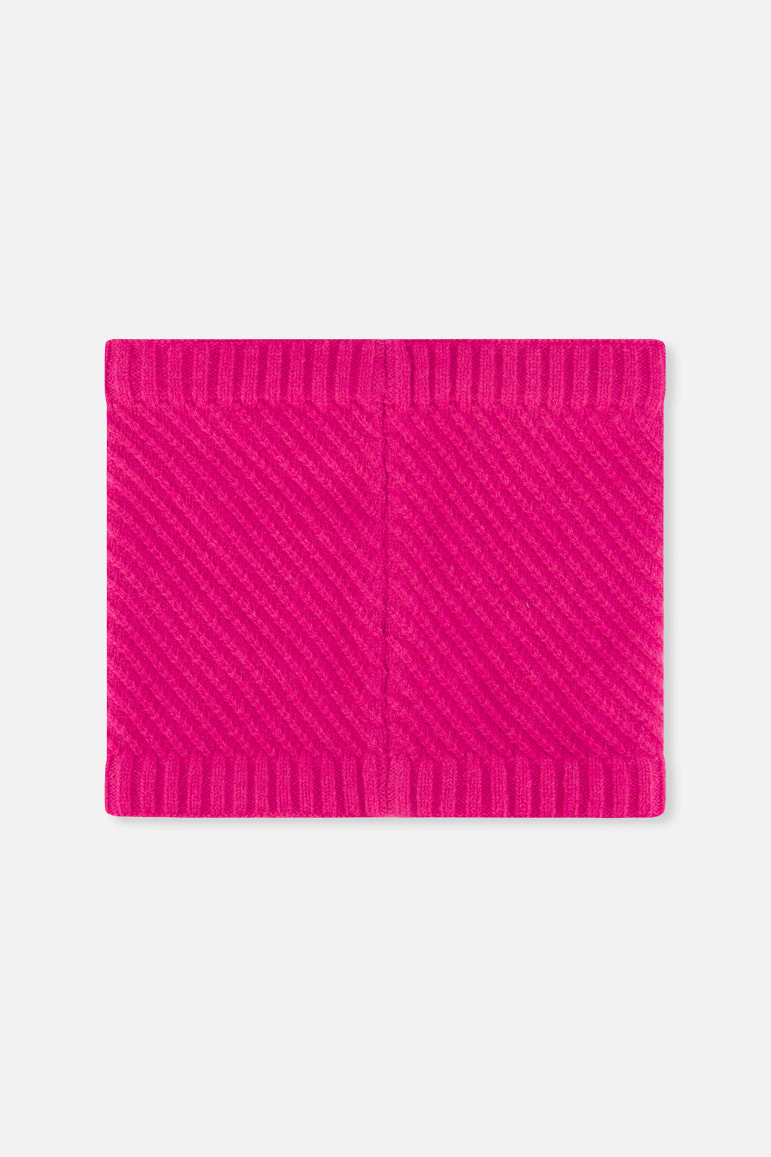 Winter Knit Neckwarmer Bright Pink-2