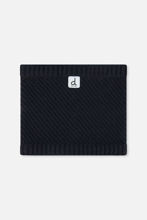 Winter Knit Neckwarmer Black-0