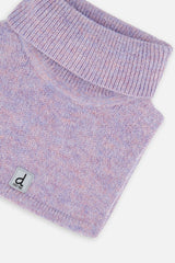 Baby Knit Turtle Neckwarmer Lavender-2